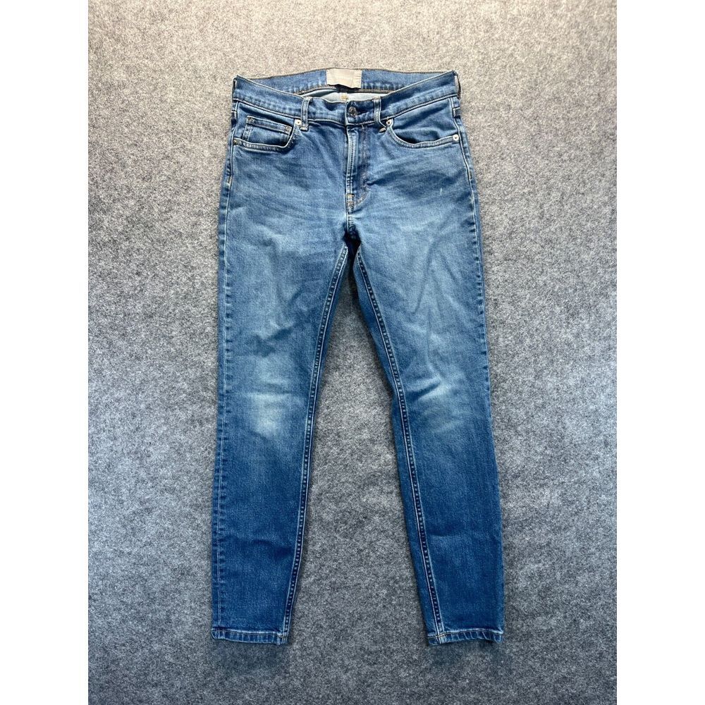 Everlane Jeans Womens Size 28 Skinny Mid Rise Light Blue Stretch Denim